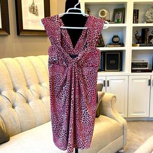 BCBG animal print dress